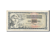 Billet, Yougoslavie, 1000 Dinara, 1981, TB