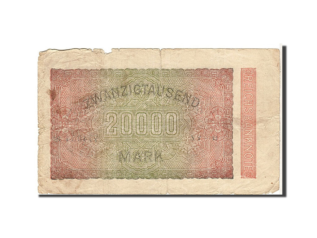 Billet, Allemagne, 20,000 Mark, 1923, KM:85b, TB