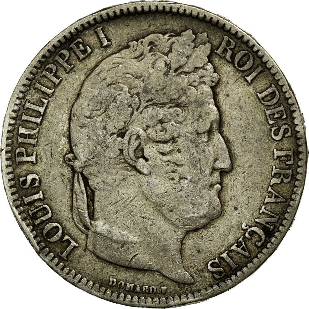 Coin, France, Louis-Philippe, 5 Francs, 1831, Nantes, VF(30-35), Silver