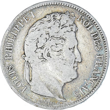 Monnaie, France, Louis-Philippe, 5 Francs, 1841, Lille, TB, Argent, Gadoury:678