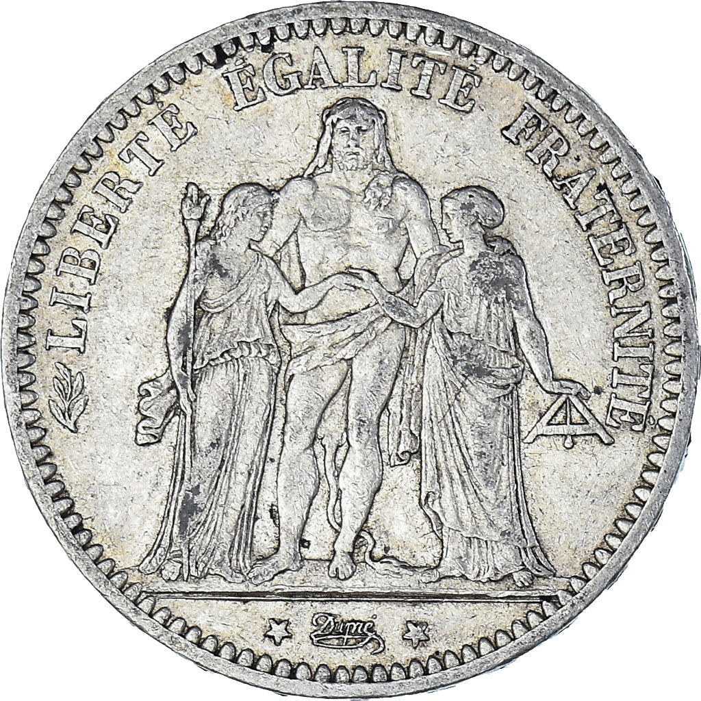 Coin, France, Hercule, 5 Francs, 1873, Paris, AU(50-53), Silver, KM:820.1