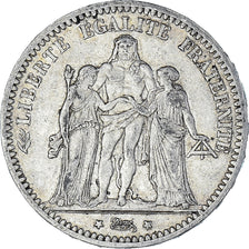 Coin, France, Hercule, 5 Francs, 1873, Paris, AU(50-53), Silver, KM:820.1