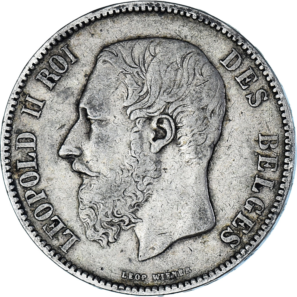 Monnaie, Belgique, Leopold II, 5 Francs, 5 Frank, 1873, TB, Argent, KM:24