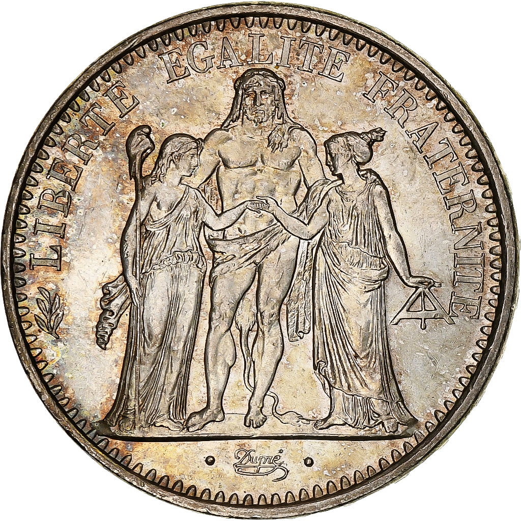Münze, Frankreich, Hercule, 10 Francs, 1965, Paris, VZ, Silber, KM:932