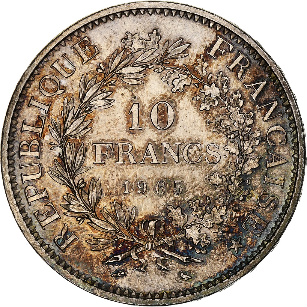 Coin, France, Hercule, 10 Francs, 1965, Paris, AU(55-58), Silver, KM:932