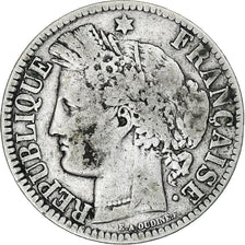 Münze, Frankreich, Cérès, 2 Francs, 1871, Bordeaux, SGE+, Silber, KM:816.2