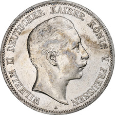 German States, PRUSSIA, Wilhelm II, 5 Mark, 1904, Berlin, EF(40-45), Silver