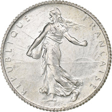 France, Semeuse, Franc, 1914, Paris, MS(64), Silver, KM:844.1, Gadoury:467