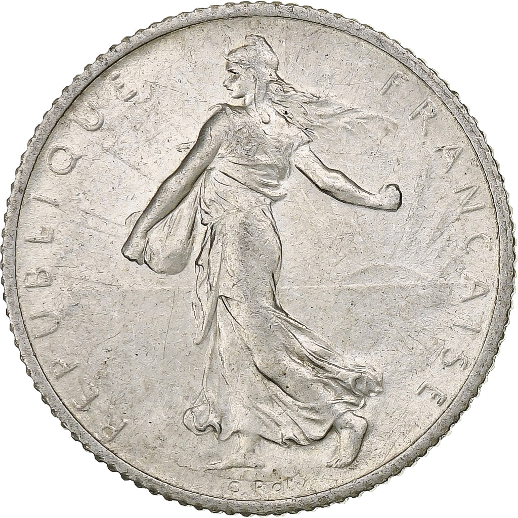 Frankreich, Semeuse, Franc, 1914, Paris, UNZ+, Silber, KM:844.1, Gadoury:467