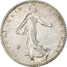 France, Semeuse, Franc, 1914, Paris, MS(63), Silver, KM:844.1, Gadoury:467