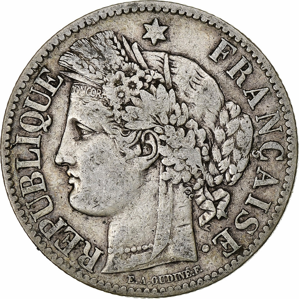 France, Cérès, 2 Francs, 1881, Paris, VF(30-35), Silver, KM:817.1
