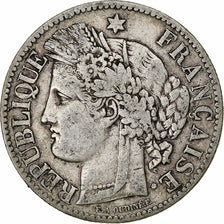 France, Cérès, 2 Francs, 1881, Paris, VF(30-35), Silver, KM:817.1