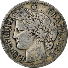 France, Cérès, 2 Francs, 1888, Paris, TB, Argent, Gadoury:530a, KM:817.1