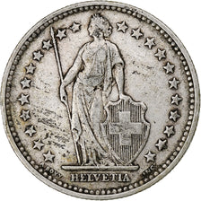 Switzerland, 2 Francs, 1905, Bern, EF(40-45), Silver, KM:21