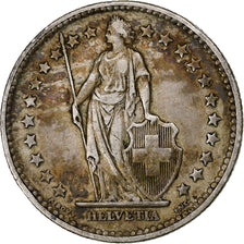 Switzerland, 2 Francs, 1911, Bern, AU(50-53), Silver, KM:21