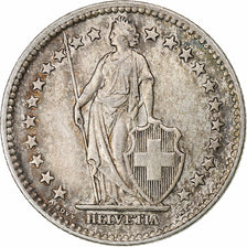 Switzerland, 2 Francs, 1943, Bern, AU(50-53), Silver, KM:21