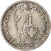 Switzerland, 2 Francs, 1943, Bern, AU(50-53), Silver, KM:21