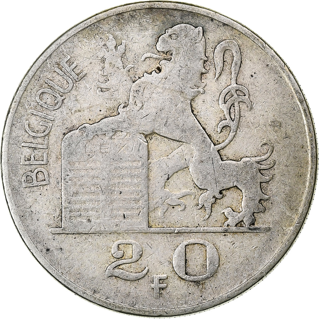 Belgium, Régence Prince Charles, 20 Francs, 20 Frank, 1950, Brussels