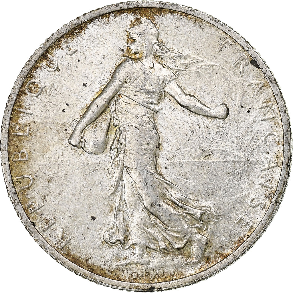 Francia, Semeuse, 2 Francs, 1914, Paris, SPL, Argento, KM:845.1, Gadoury:532