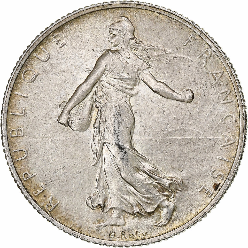 Coin, France, Semeuse, 2 Francs, 1915, Paris, MS(63), Silver, KM:845.1