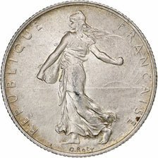 Coin, France, Semeuse, 2 Francs, 1915, Paris, MS(63), Silver, KM:845.1