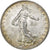 França, Semeuse, 2 Francs, 1917, Paris, MS(64), Prata, KM:845.1, Gadoury:532