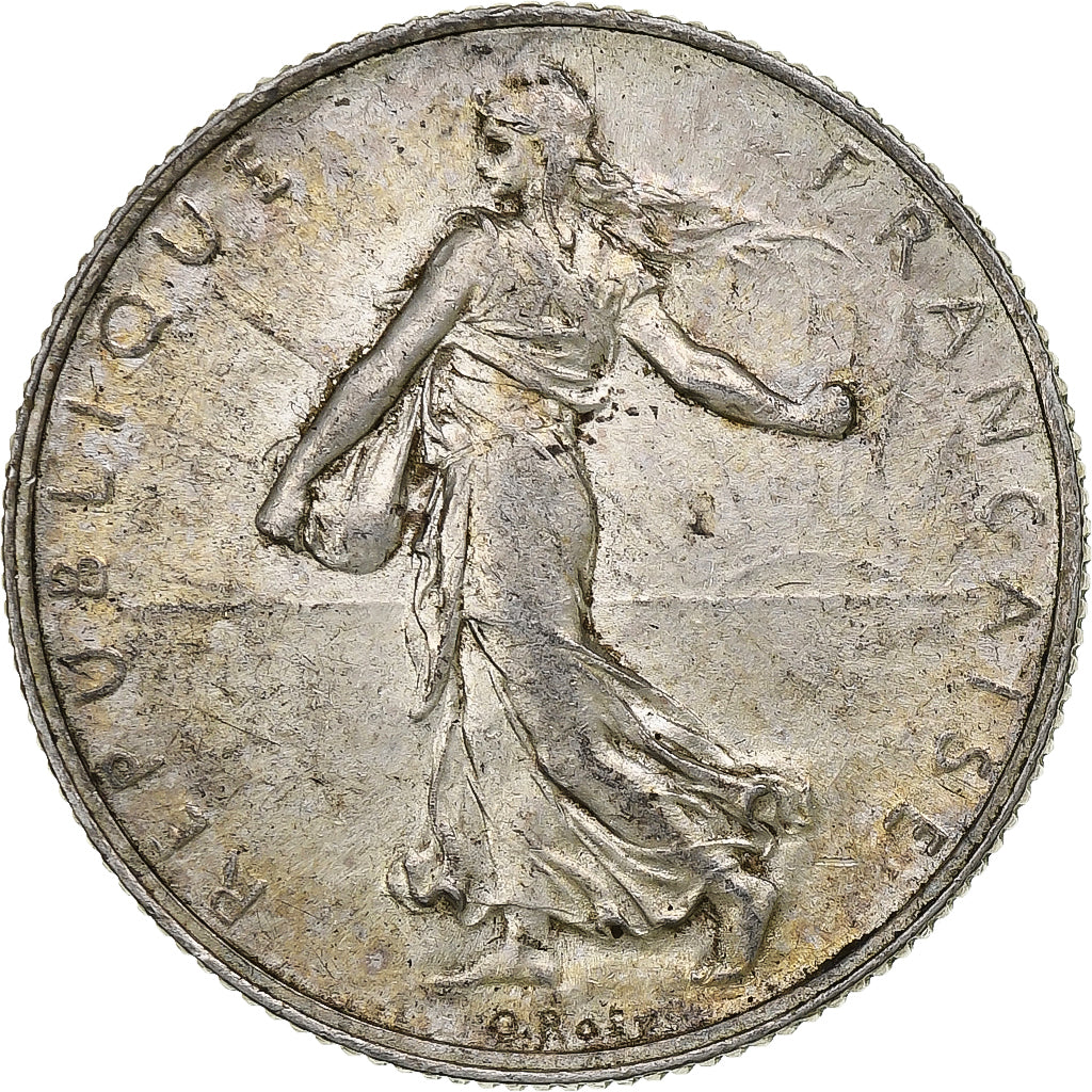 France, 2 Francs, Semeuse, 1918, Paris, Argent, SPL, Gadoury:532, KM:845.1