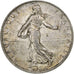 France, 2 Francs, Semeuse, 1918, Paris, Silver, MS(63), Gadoury:532, KM:845.1
