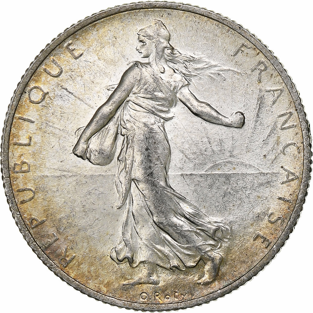 France, 2 Francs, Semeuse, 1918, Paris, Argent, SPL, Gadoury:532, KM:845.1