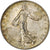 França, 2 Francs, Semeuse, 1918, Paris, Prata, MS(63), Gadoury:532, KM:845.1