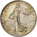France, 2 Francs, Semeuse, 1918, Paris, Silver, MS(63), Gadoury:532, KM:845.1