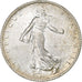France, 2 Francs, Semeuse, 1919, Paris, Silver, MS(64), Gadoury:532, KM:845.1
