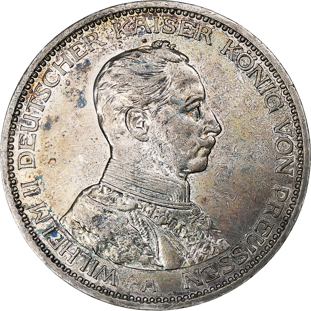 Münze, Deutsch Staaten, PRUSSIA, Wilhelm II, 3 Mark, 1914, Berlin, VZ, Silber