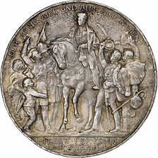 German States, PRUSSIA, Wilhelm II, 3 Mark, 1913, Berlin, Déclaration de guerre