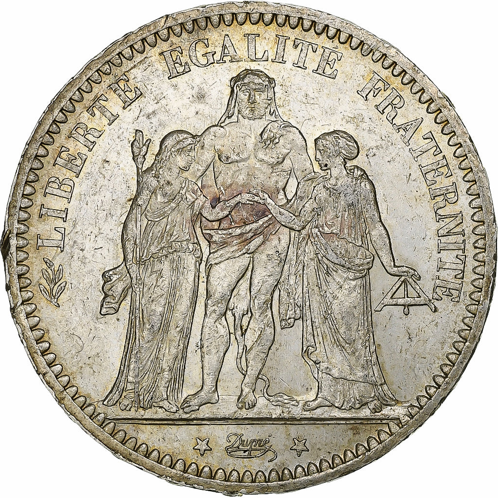 France, 5 Francs, Hercule, 1873, Paris, Silver, AU(50-53), Gadoury:745a