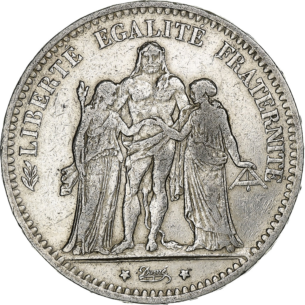 Monnaie, France, Hercule, 5 Francs, 1878, Bordeaux, TB+, Argent, Gadoury:745a