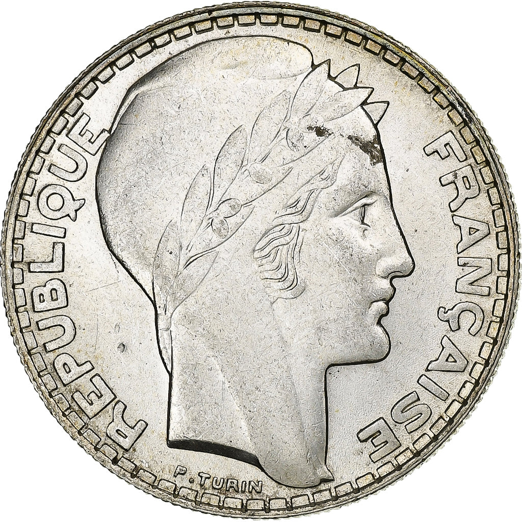 Münze, Frankreich, Turin, 20 Francs, 1933, Paris, VZ, Silber, KM:879