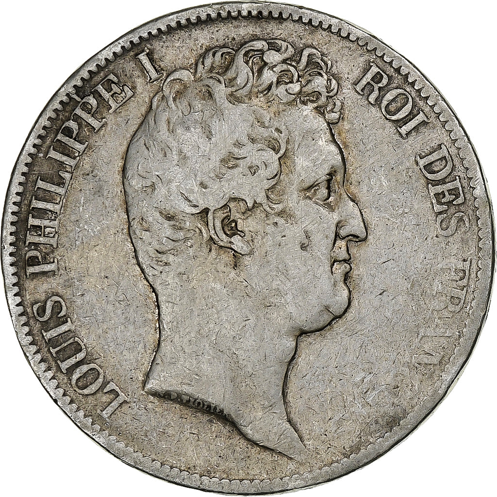 Monnaie, France, Louis-Philippe, 5 Francs, 1831, Bordeaux, TB, Argent