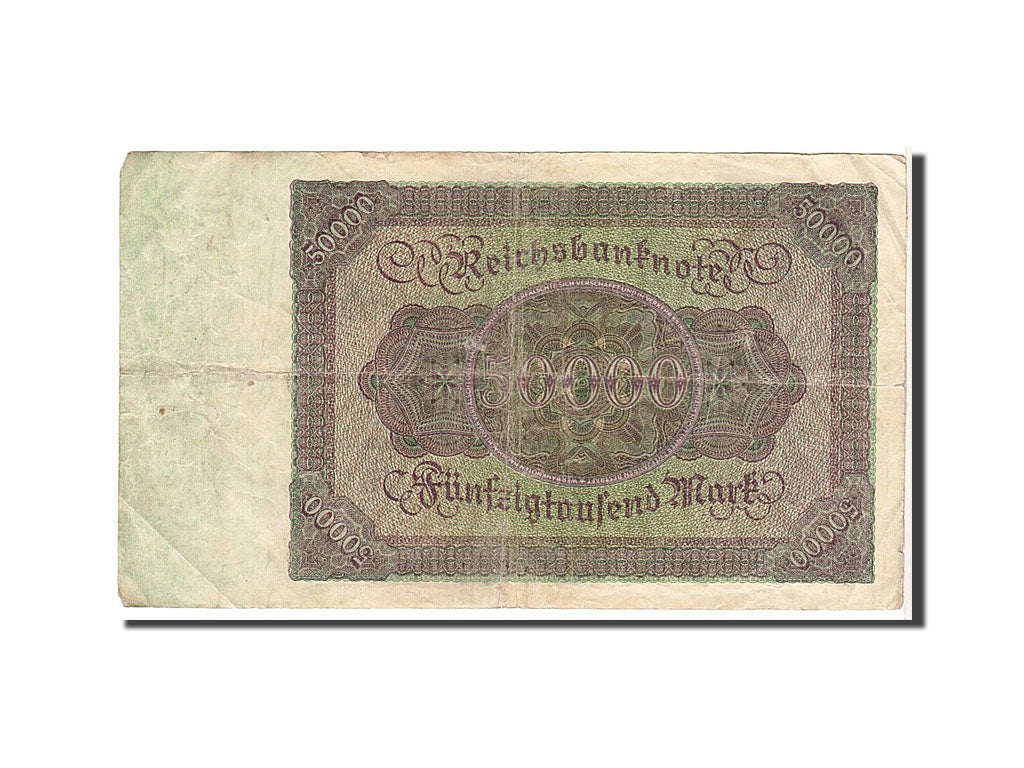 Billet, Allemagne, 50,000 Mark, 1922, TB