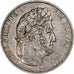 France, 5 Francs, Louis-Philippe, 1844, Paris, Silver, AU(50-53), Gadoury:678a