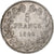 France, 5 Francs, Louis-Philippe, 1844, Paris, Silver, AU(50-53), Gadoury:678a