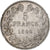 Francia, 5 Francs, Louis-Philippe, 1844, Paris, Argento, BB+, Gadoury:678a