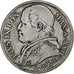 DEPARTAMENTY WŁOSKIE, PAPAL STATES, Pius IX, 2 Lire, 1867, Rome, Srebro