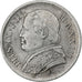États italiens, PAPAL STATES, Pius IX, Lira, 1868, Rome, Argent, TTB, KM:1387