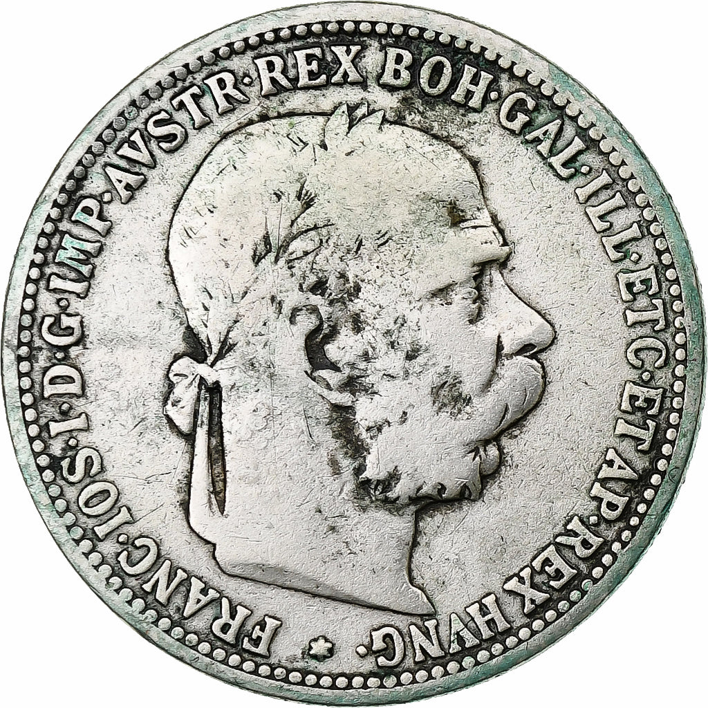 Austria, Franz Joseph I, Corona, 1893, Silver, VF(30-35), KM:2804