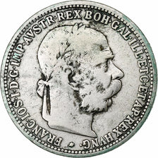 Austria, Franz Joseph I, Corona, 1893, Silver, VF(30-35), KM:2804