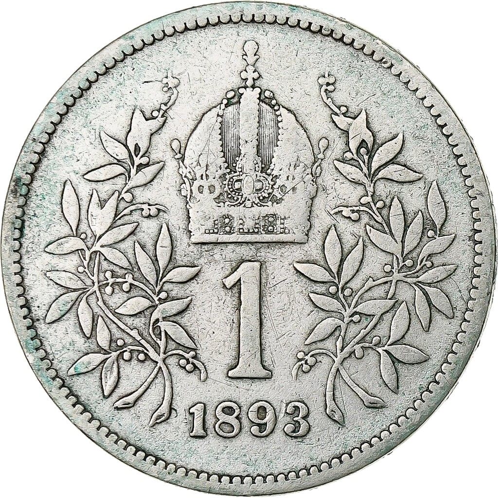 Austria, Franz Joseph I, Corona, 1893, Silver, VF(30-35), KM:2804