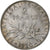França, 2 Francs, Semeuse, 1920, Paris, Prata, MS(60-62), Gadoury:532, KM:845.1