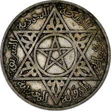 Morocco, Mohammed V, 200 Francs, 1953, Paris, Silver, EF(40-45), KM:53