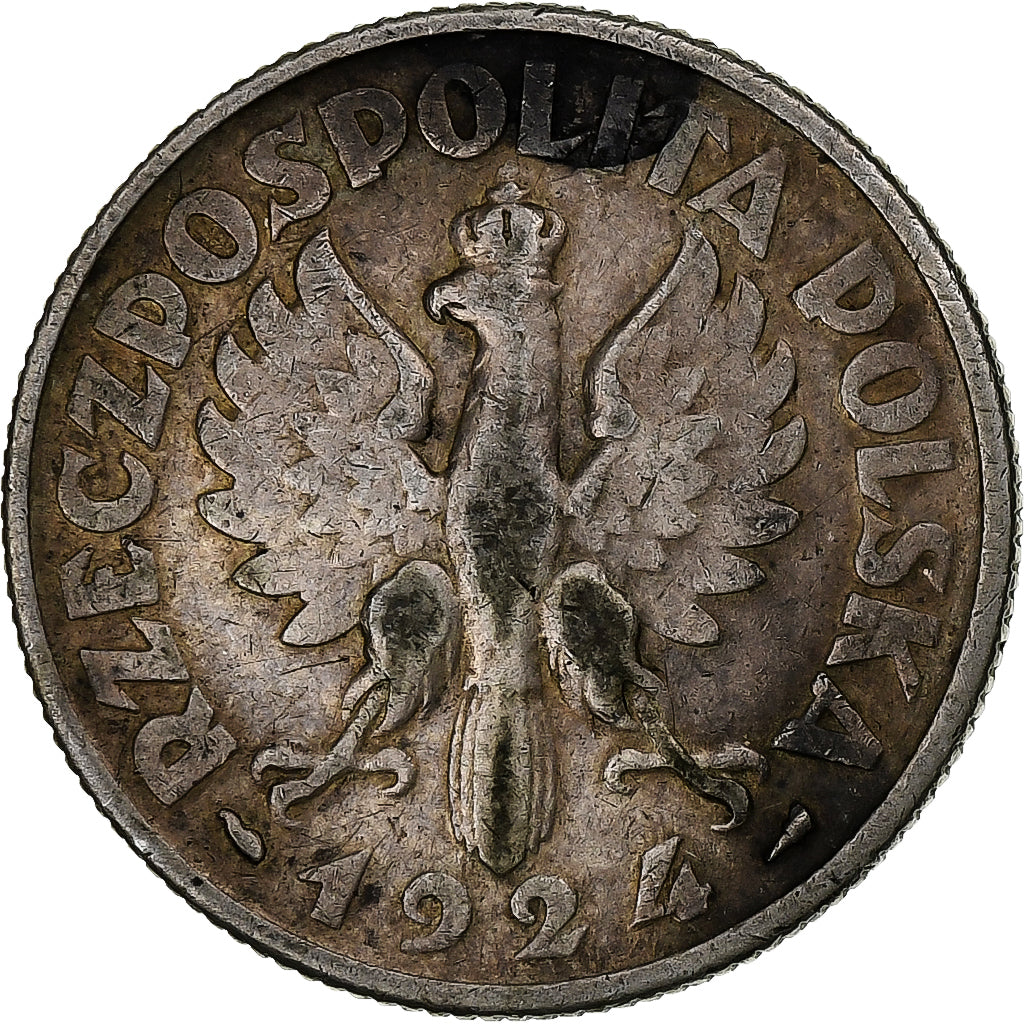 Polen, 2 Zlote, 1924, Paris, Silber, S+, KM:16